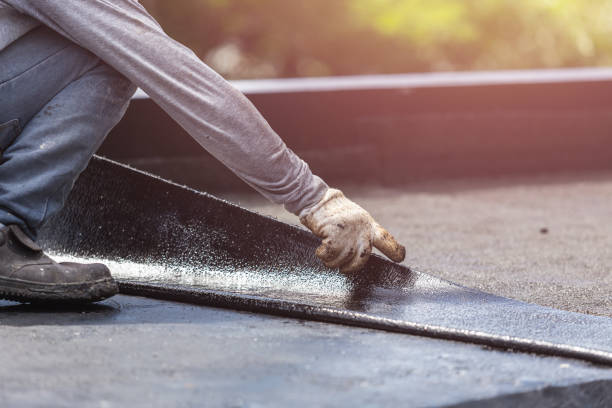 Professional Basement Waterproofing technician working in Elk Grove Village, IL